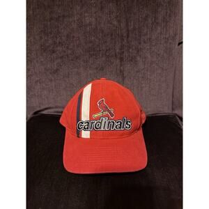 Vintage 90’s St. Louis Cardinals Logo 7 Dad Hat MLB Baseball Cap Red Adjustable